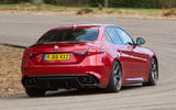 Alfa Romeo Giulia QV rear three quarter