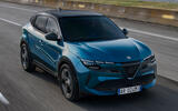 Alfa Romeo Junior Ibrida front quarter tracking