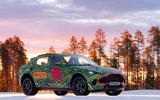 Aston Martin DBX winter testing