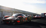 Aston Martin Valkyrie driven by Red Bull F1 drivers - pits