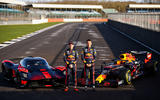Aston Martin Valkyrie driven by Red Bull F1 drivers - static