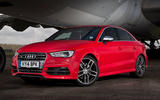Audi A3 saloon front three quarter static