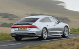 Audi A7 rear spoiler up