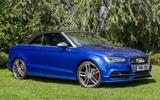 Audi S3 Cabriolet roof-up