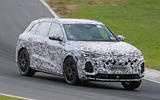 Audi SQ5 track front three quarter lead