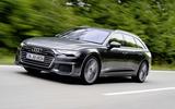 Audi A6 Avant 2018 first drive review on the road action