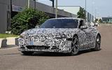 Audi E-tron GT spyshots front side