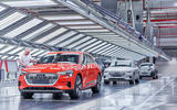 Audi e-tron Brussels factory production line
