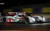 Audi R18 e-tron quattro Le Mans night action