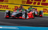Formula E race action