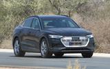 Audi e-tron Sportback spyshot front