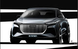 Audi Q4 e-tron sketches official - front end