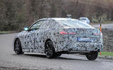 BMW 2 Series Gran Coupe spy shot rear three quarter 