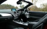 BMW M235i Convertible interior