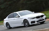 BMW 5 Series front three quarter 2