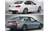 2017 BMW 5 Series compared to outgoing BMW 5 Series