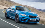 BMW M2 front three quarter tracking