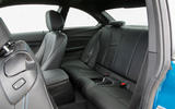 BMW M2 interior rear seats