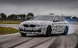 2018 BMW M5 Prototype Wheel Spin Track