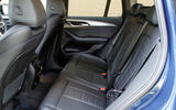 BMW X3 rear seats