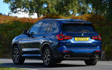 BMW X3 rear three quarter