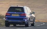 bmw x7 review 2023 02 cornering rear