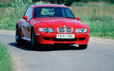 BMW Z3 M Coupe 1998 front quarter cornering