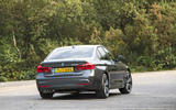 2017 BMW 330e - cornering rear