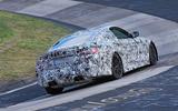 BMW M4 spyshots Nurburgring side rear