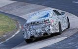 BMW M4 spyshots Nurburgring carousel rear side