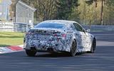 BMW M4 spyshots Nurburgring rear side