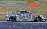 BMW M4 spyshots Nurburgring side on