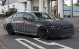 BMW M5 spied driving front side 1