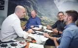 Adam Donfrancesco, Ian Callum, Tom Bird and David Fairbairn