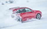 Porsche Cayenne GTS in the snow