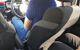 Citroën C3 rear seat space