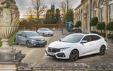 Honda Civic vs Peugeot 308 vs Volkswagen Golf: group test