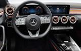 Mercedes CLA leaked image by Redline interior