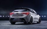 Toyota Corolla GR Sport rear three quarter