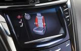 Cadillac CTS-V seat adjustment screen