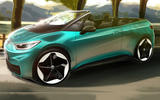 Volkswagen ID 3 convertible render