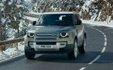 2020 Land Rover Defender reveal - driving front