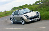 Smart Roadster cornering front 3/4