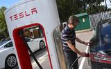 Tesla supercharging 