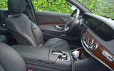 Mercedes-AMG S 63 facelift interior spy picture