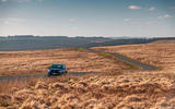 Dacia Sandero on a Welsh B-road