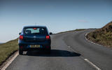 Dacia Sandero on a Welsh B-road