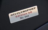 Volkswagen Golf GTI Clubsport Edition 40 plaque