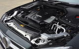 Mercedes E300 Coupe engine bay