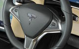 Tesla Model S 60D steering wheel